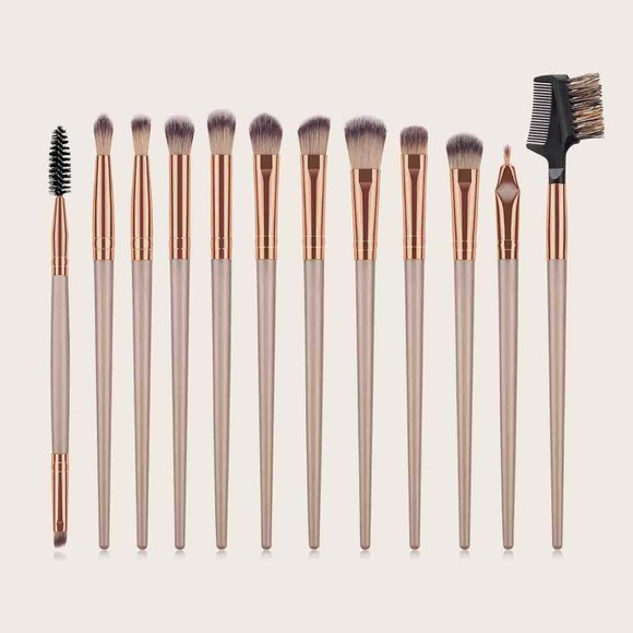 SHEIN Other - 12pcs Duo-fiber Eye Makeup Brush